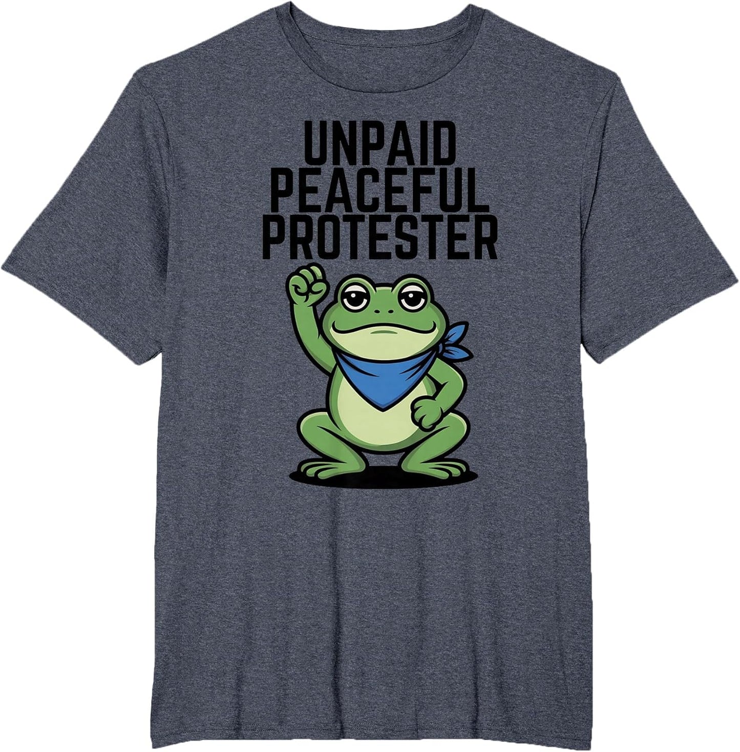 Frog Protest Unpaid Peaceful Protester Frogs Together Unity