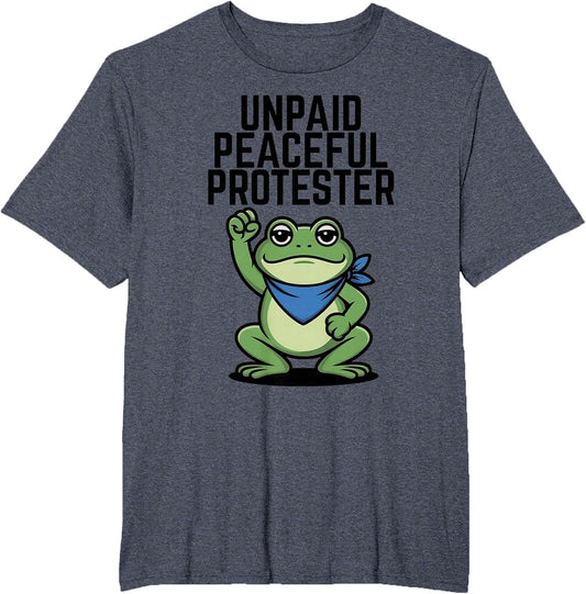 Frog Protest Unpaid Peaceful Protester Frogs Together Unity