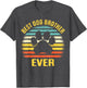 Best Dog Brother Ever Retro Paw Puppy Lover