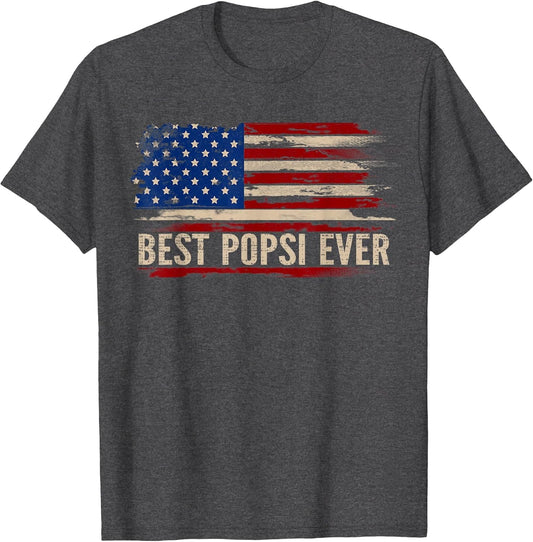 Vintage Best Popsi Ever American Flag
