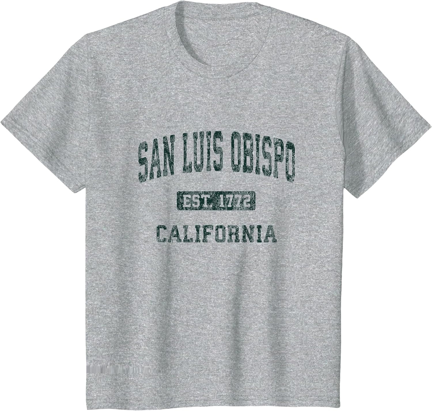 San Luis Obispo California CA Vintage Athletic Sports Design