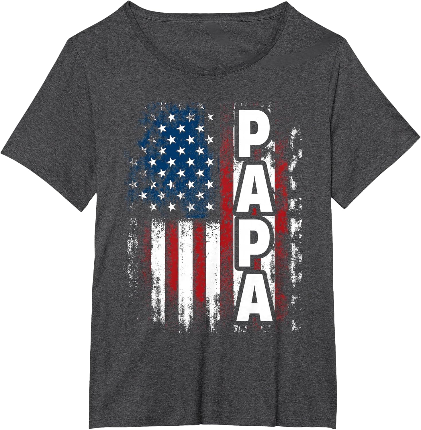 Papa American Flag Fathers Day from Grandkids Son Daughter