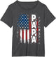 Papa American Flag Fathers Day from Grandkids Son Daughter