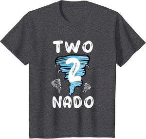 Two Nado Tornado 2nd Bday Two 2nado Boy Girl Toddler