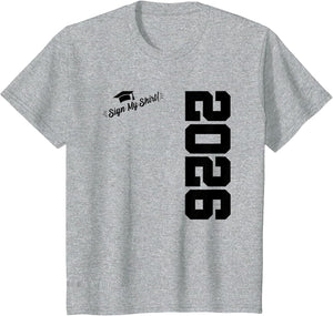 2026 Senior Graduation - Autograph Shirt - Class of 2026