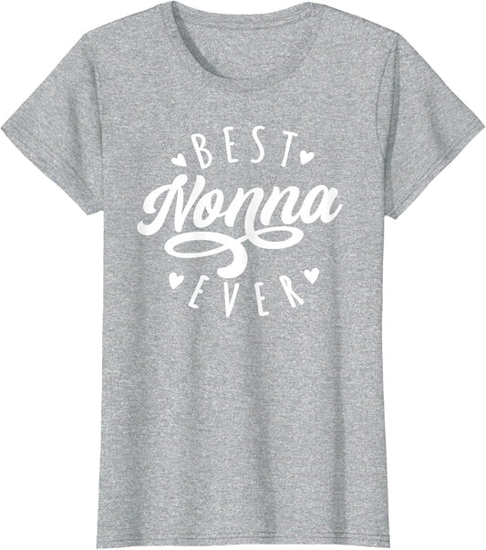 Best Nonna Ever Modern Calligraphy Font Mother's Day Nonna