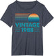 Vintage 1988 Happy Birthday Retro Funny Women