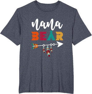 Nana Bear Hippie Grandma Mother's Day Camping Hiking Lover