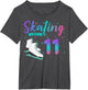 11 Year Old Girl Ice Skating Into 11th Birthday