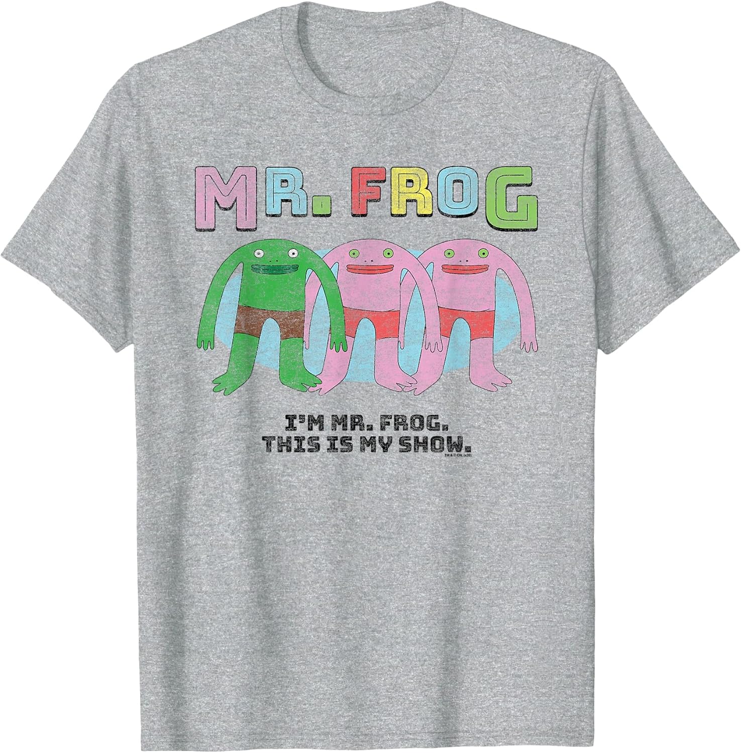 Smiling Friends Colorful Mr. Frog This is My Show Cartoon