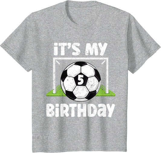 5 Years Old Soccer 5th Birthday Player Kids B-Day Party