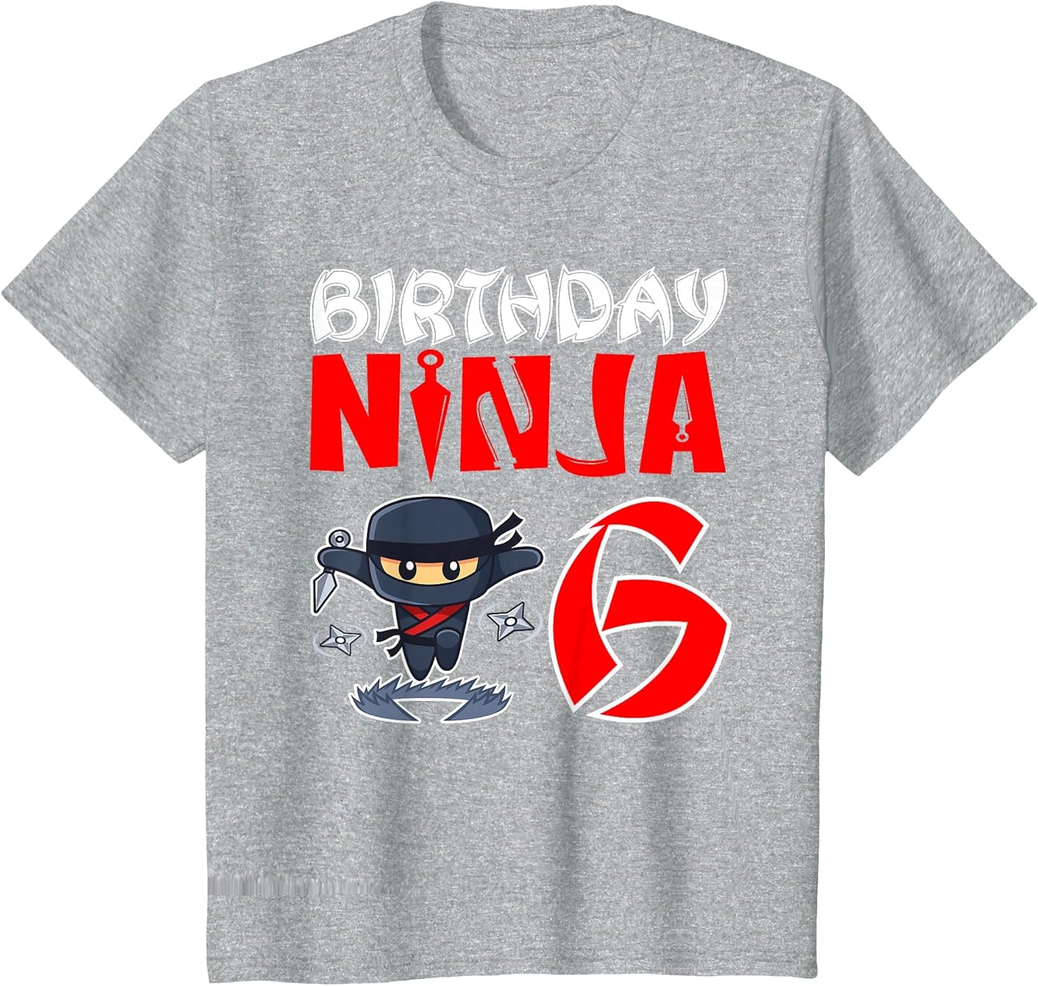 Birthday Ninja for 6 Year Old Little Ninja 6th Birthday