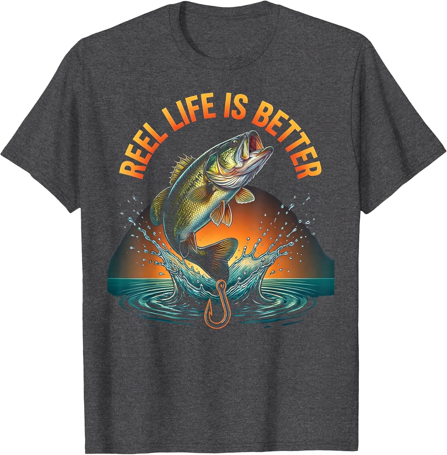 Reel Life Is Better Fishing Graphic Design