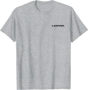 Mopar Vintage 1937-1947 Logo (Front/Back Print) - Grey