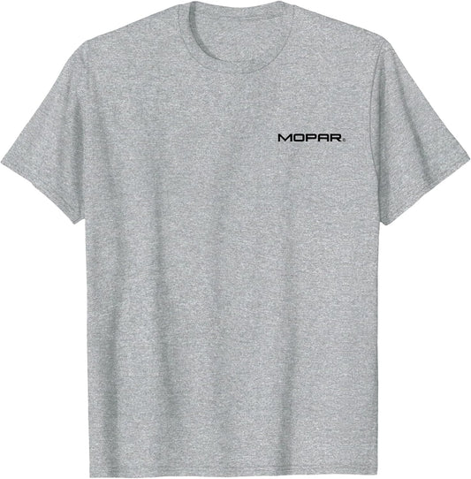 Mopar Vintage 1937-1947 Logo (Front/Back Print) - Grey