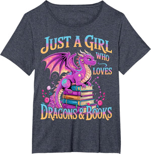 Just a Girl who Loves Dragons and Books Dragon Reading