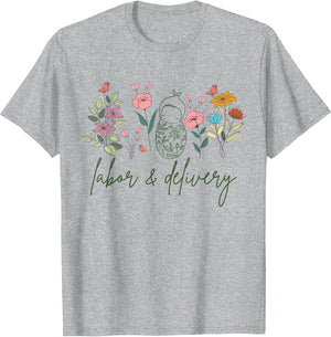 Retro Wildflower Labor and Delivery Nurse Future L&D Nurse
