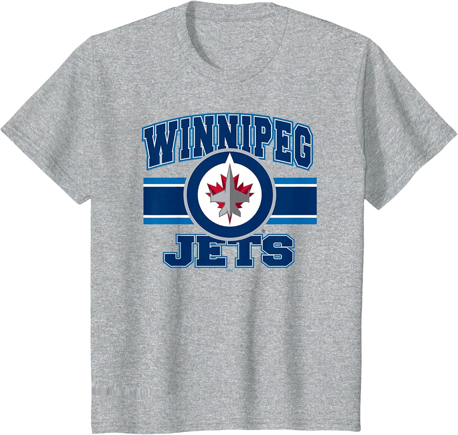 Winnipeg Jets Stripe Gray Officially Licensed