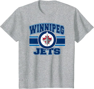 Winnipeg Jets Stripe Gray Officially Licensed