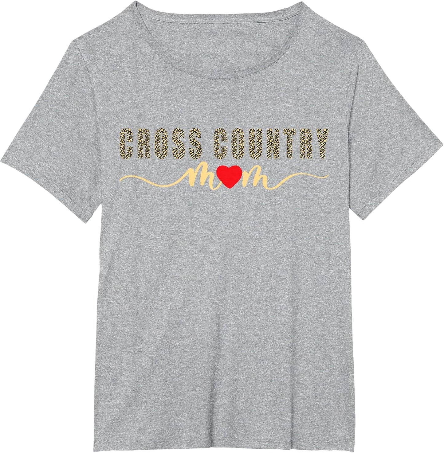Cross Country Mom XC Funny Running Runner Leopard Mother