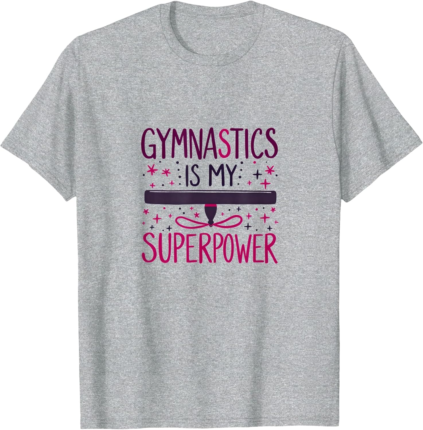 Gymnastics Nana Gifts Is My Superpower Girls Design