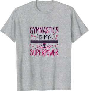 Gymnastics Nana Gifts Is My Superpower Girls Design