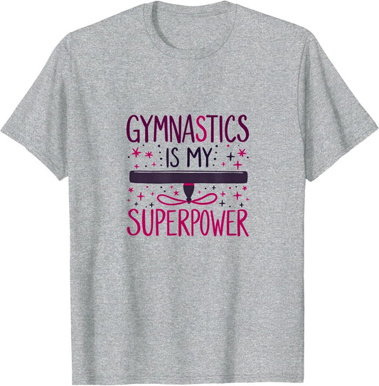 Gymnastics Nana Gifts Is My Superpower Girls Design