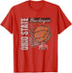 Ohio State Buckeyes Vintage Basketball 90's Red
