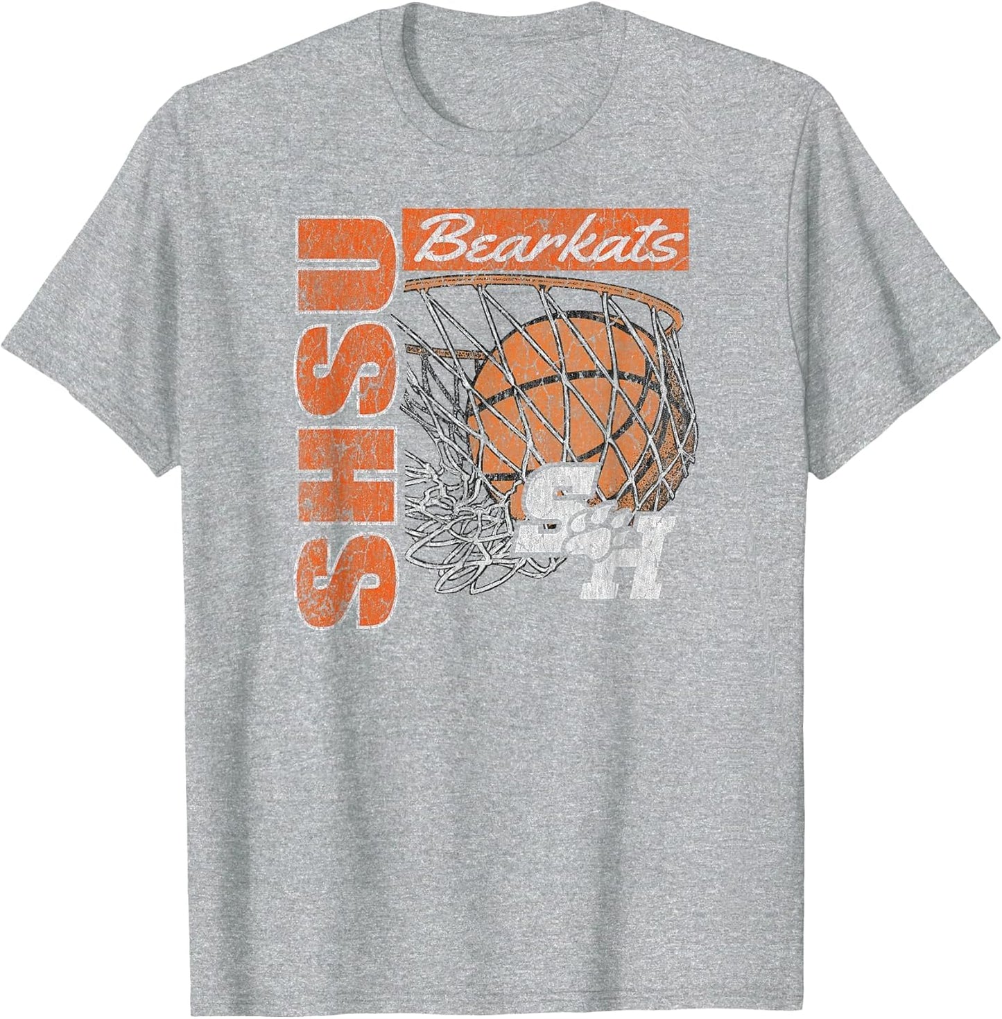 Sam Houston State Bearkats Vintage Basketball 90's Gray