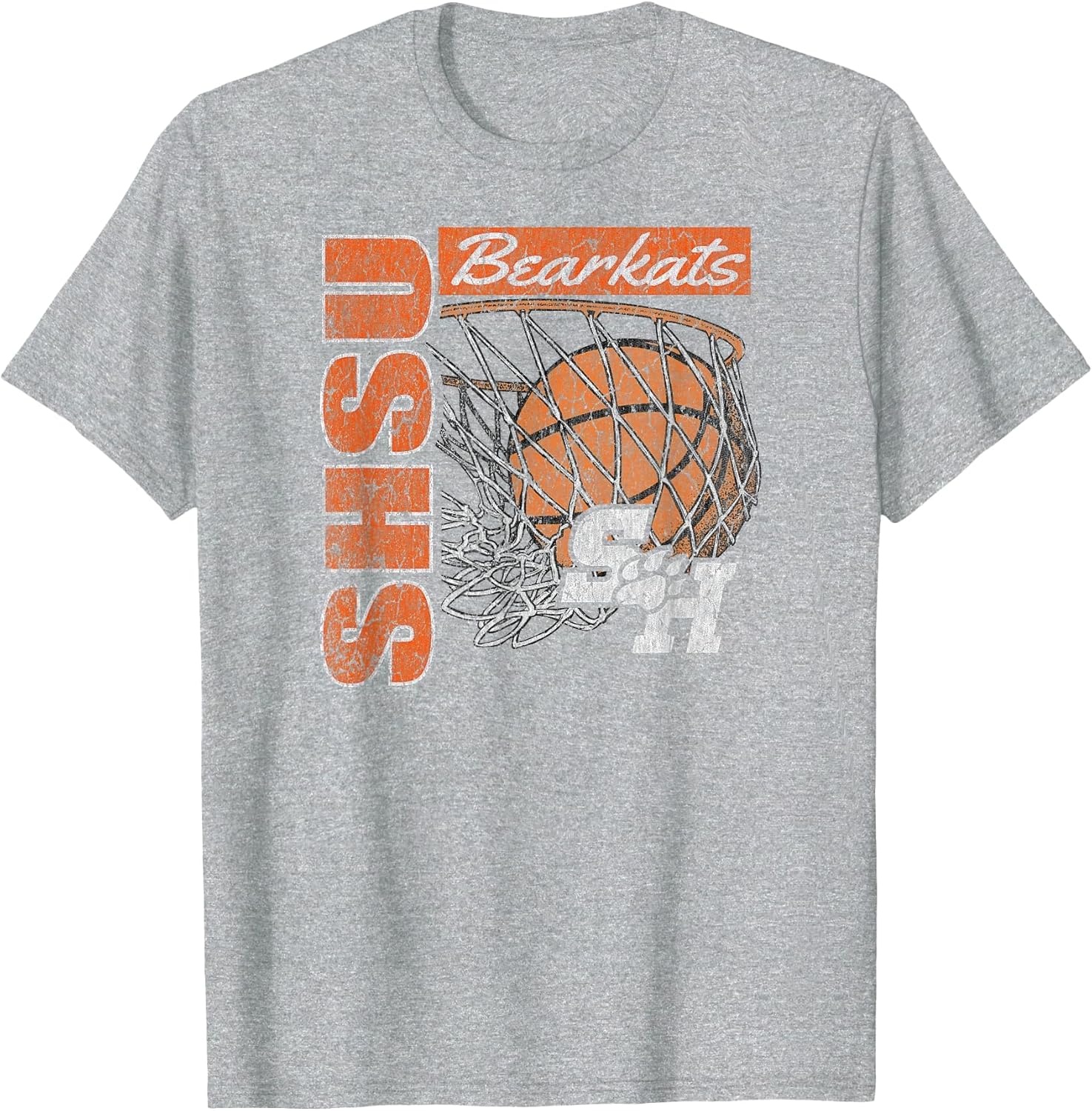 Sam Houston State Bearkats Vintage Basketball 90's Gray