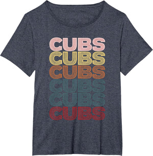 Retro Cubs Name Throwback Vintage