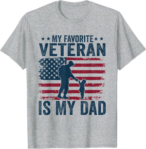 Father Veterans Day My Favorite Veteran is My Dad for Kids