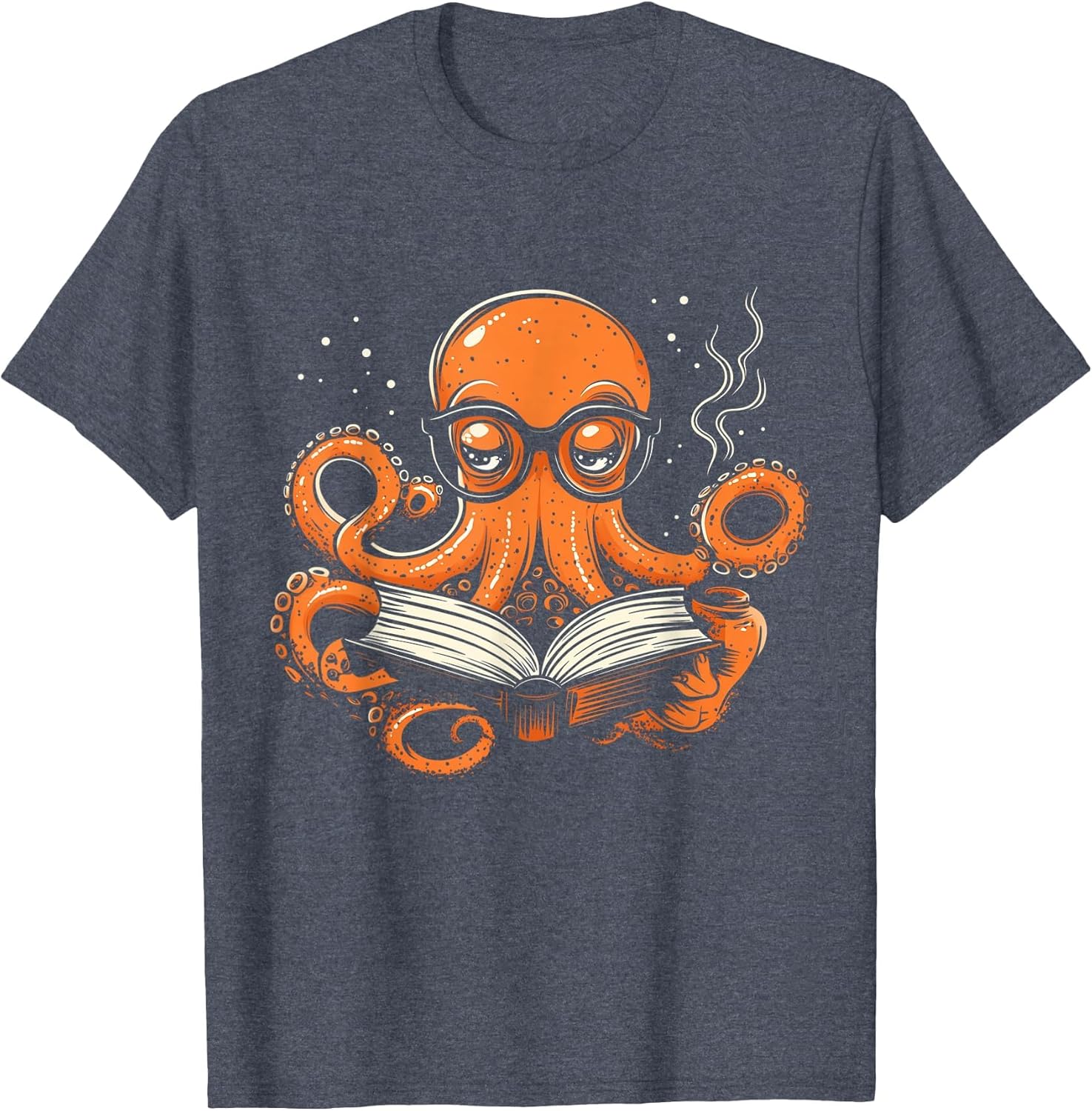 Octopus Reading Book Funny Book Lover Bookworm Nerd