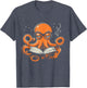 Octopus Reading Book Funny Book Lover Bookworm Nerd