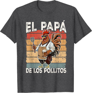 El Papa de lo pollitos Funny Spanish Dia del Padre