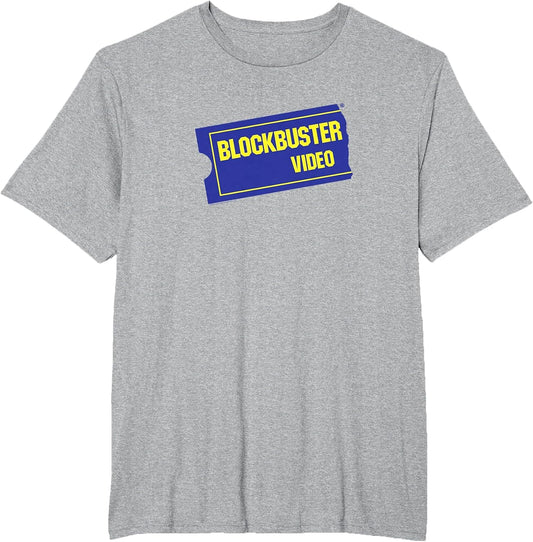Blockbuster Vintage Ticket Logo Retro Video Rental Store