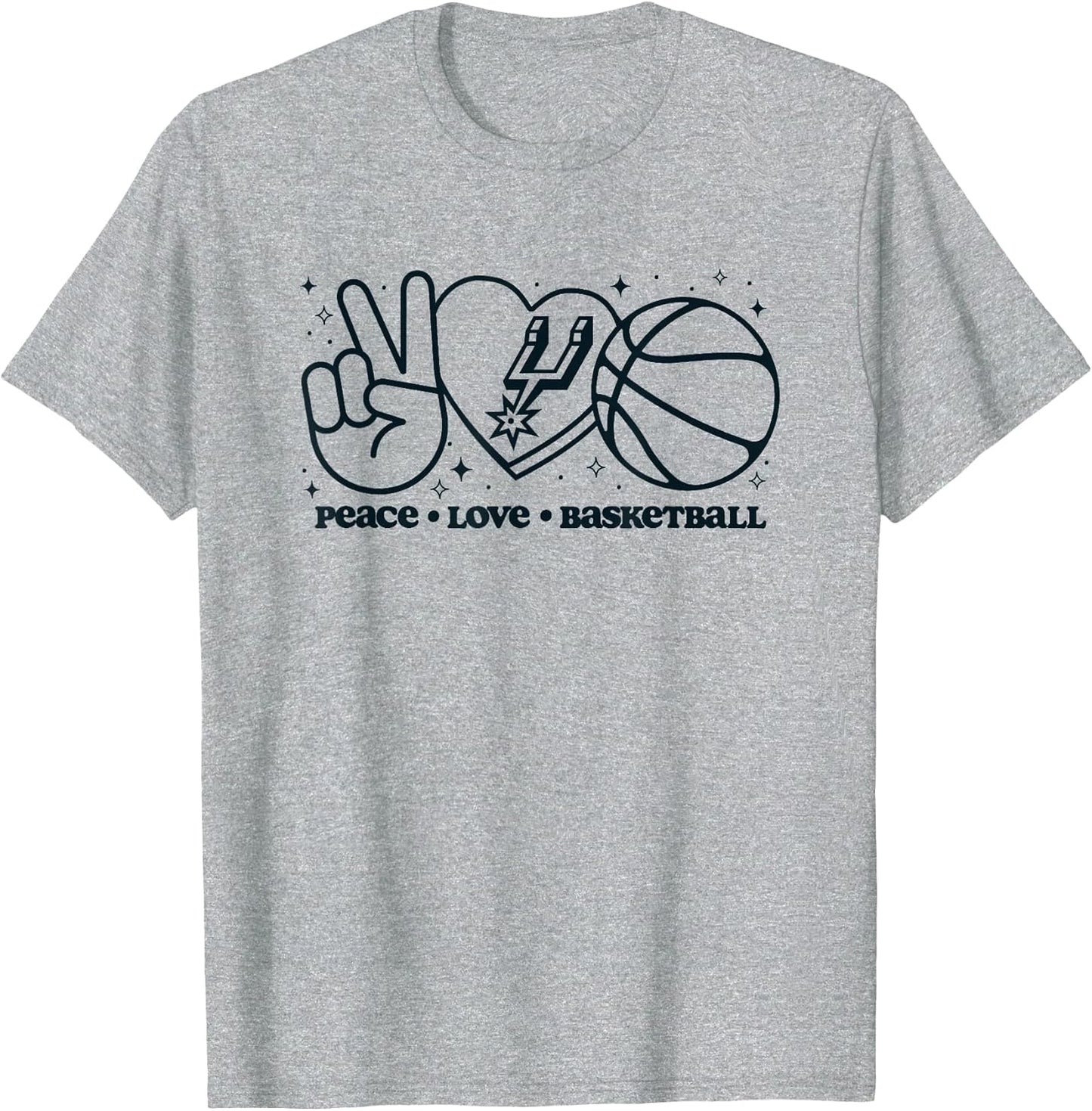 NBA San Antonio Spurs Peace Love Basketball