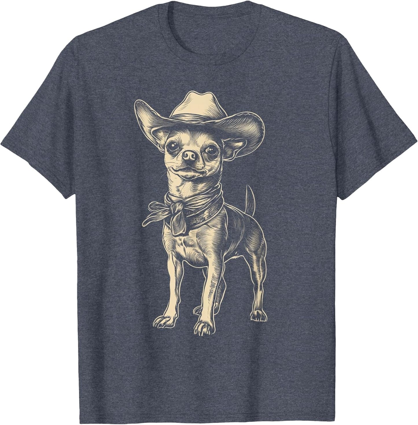 Chihuahua Wearing Cowboy Hat Funny Western Dog Mom Dad