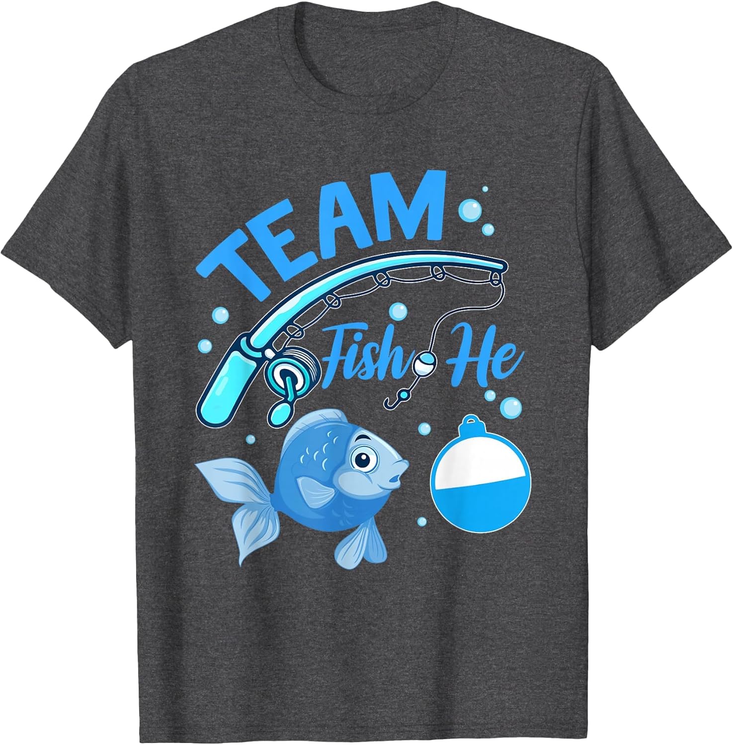 Team Fish He Fishing Gender Reveal Party Announcemen