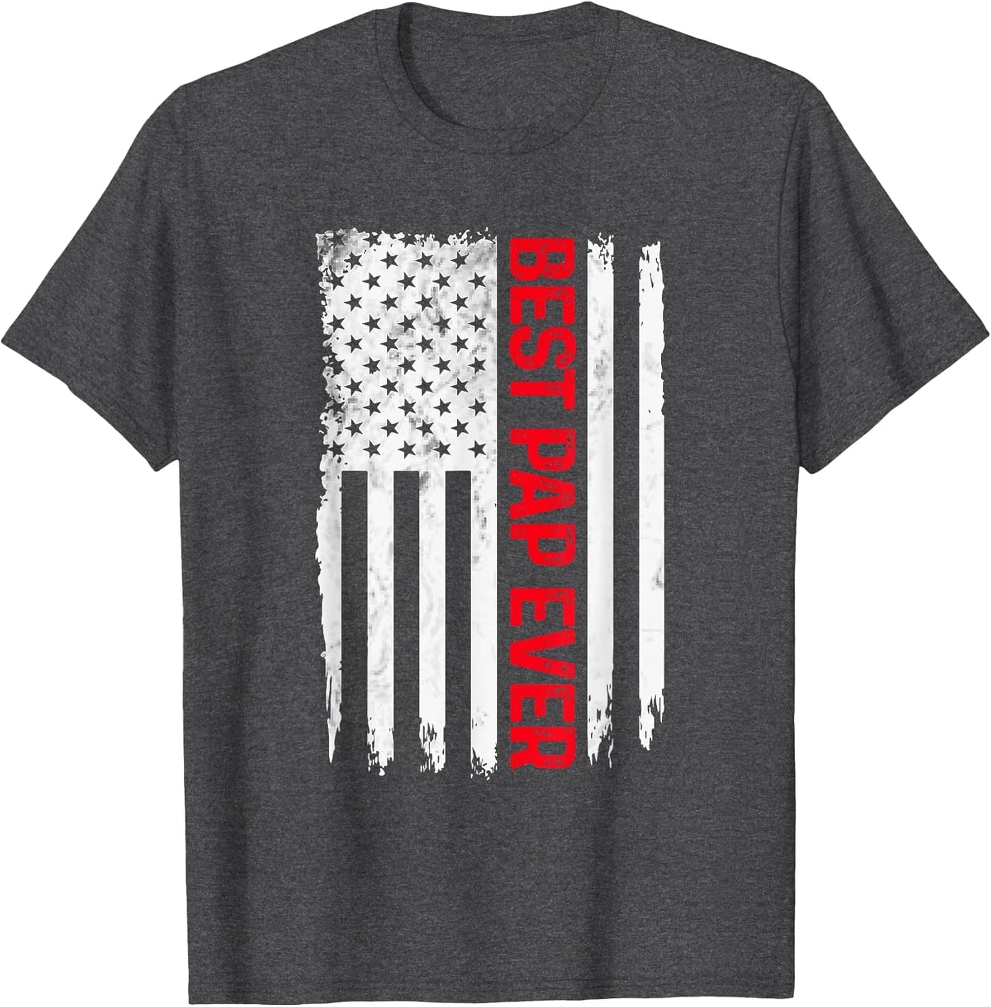 Best Pap Ever American Flag Funny Papa Grandpa