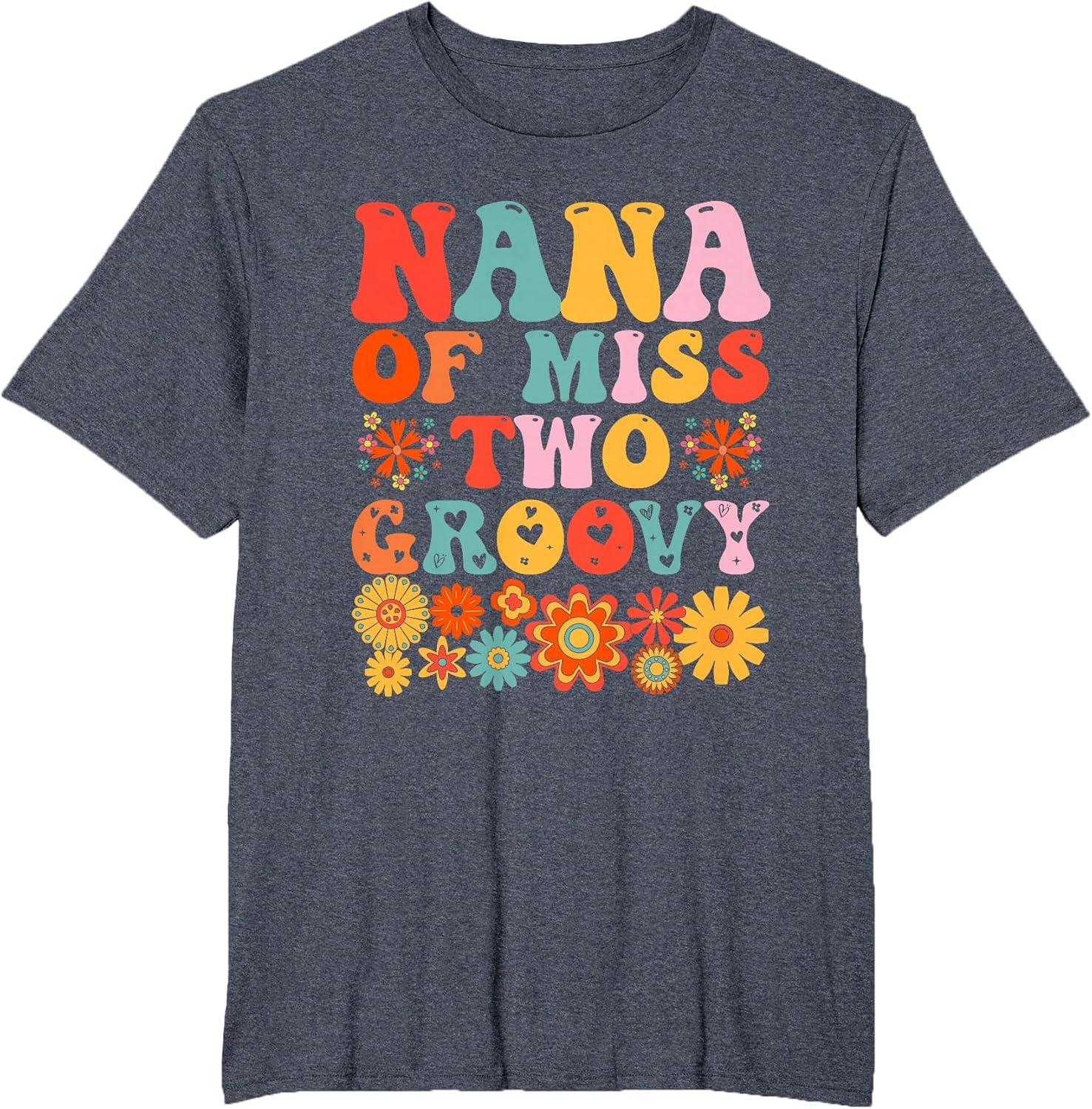 Nana Second Birthday Two Groovy 2nd Bday Matching Family