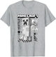 Minecraft Creeper Monochrome with Block Forest