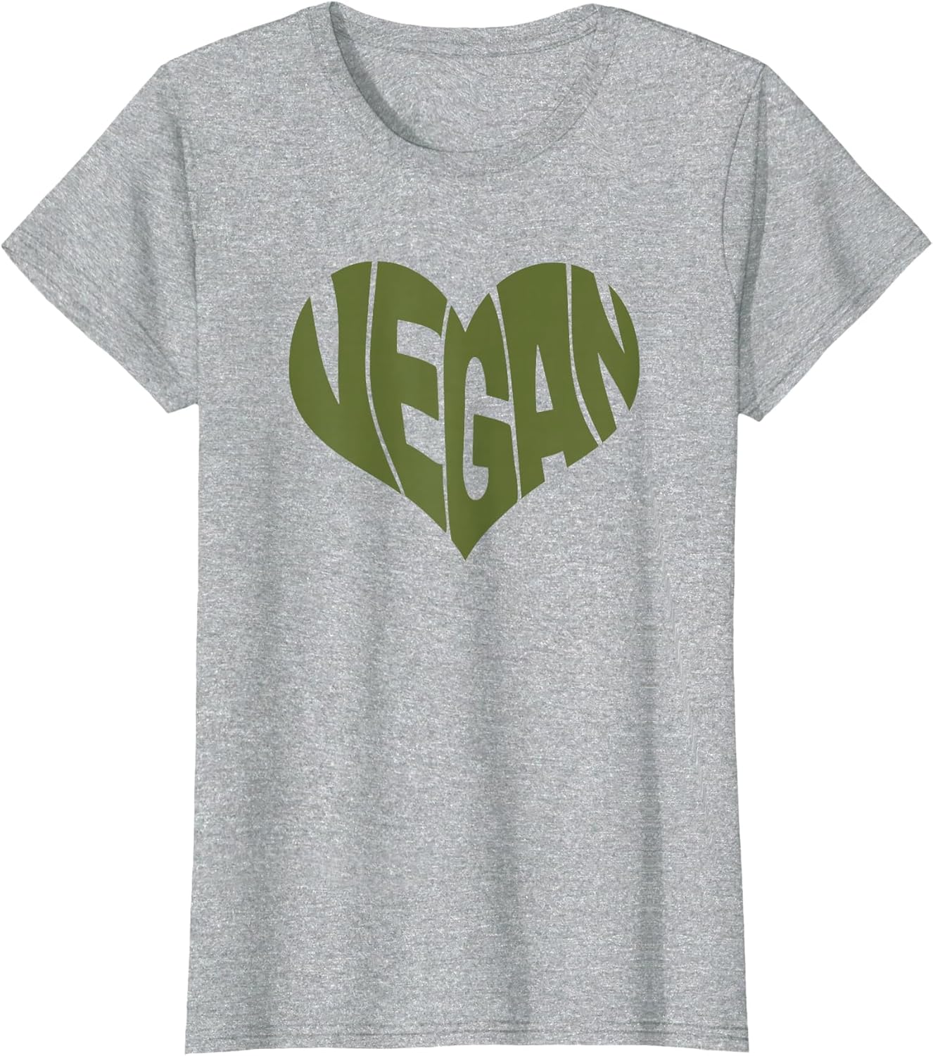 Vegan Saying Heart Shape Design/Promote Plant Based Diet