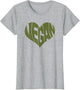 Vegan Saying Heart Shape Design/Promote Plant Based Diet