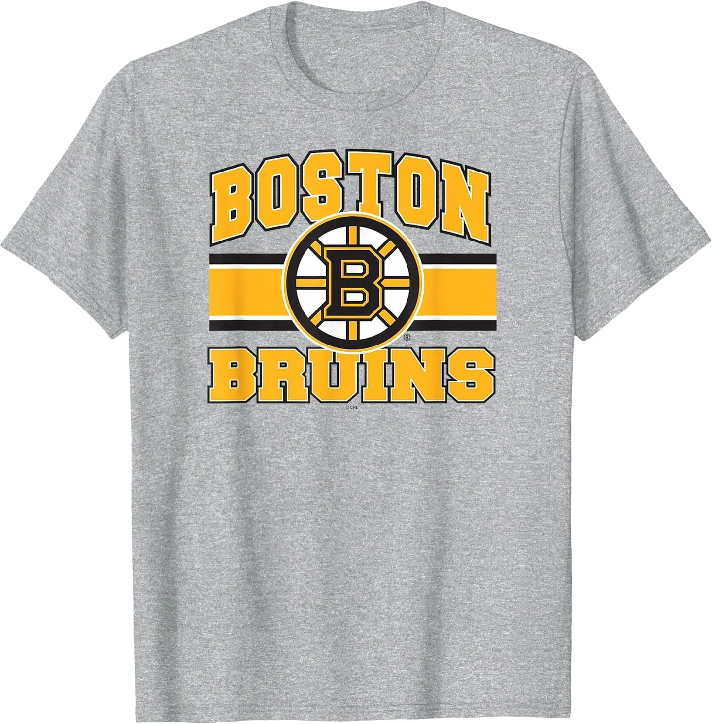 Boston Bruins Stripe Gray Officially Licensed
