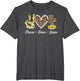 Leopard Peace Love Jesus Lovers Christ Cross Hippie