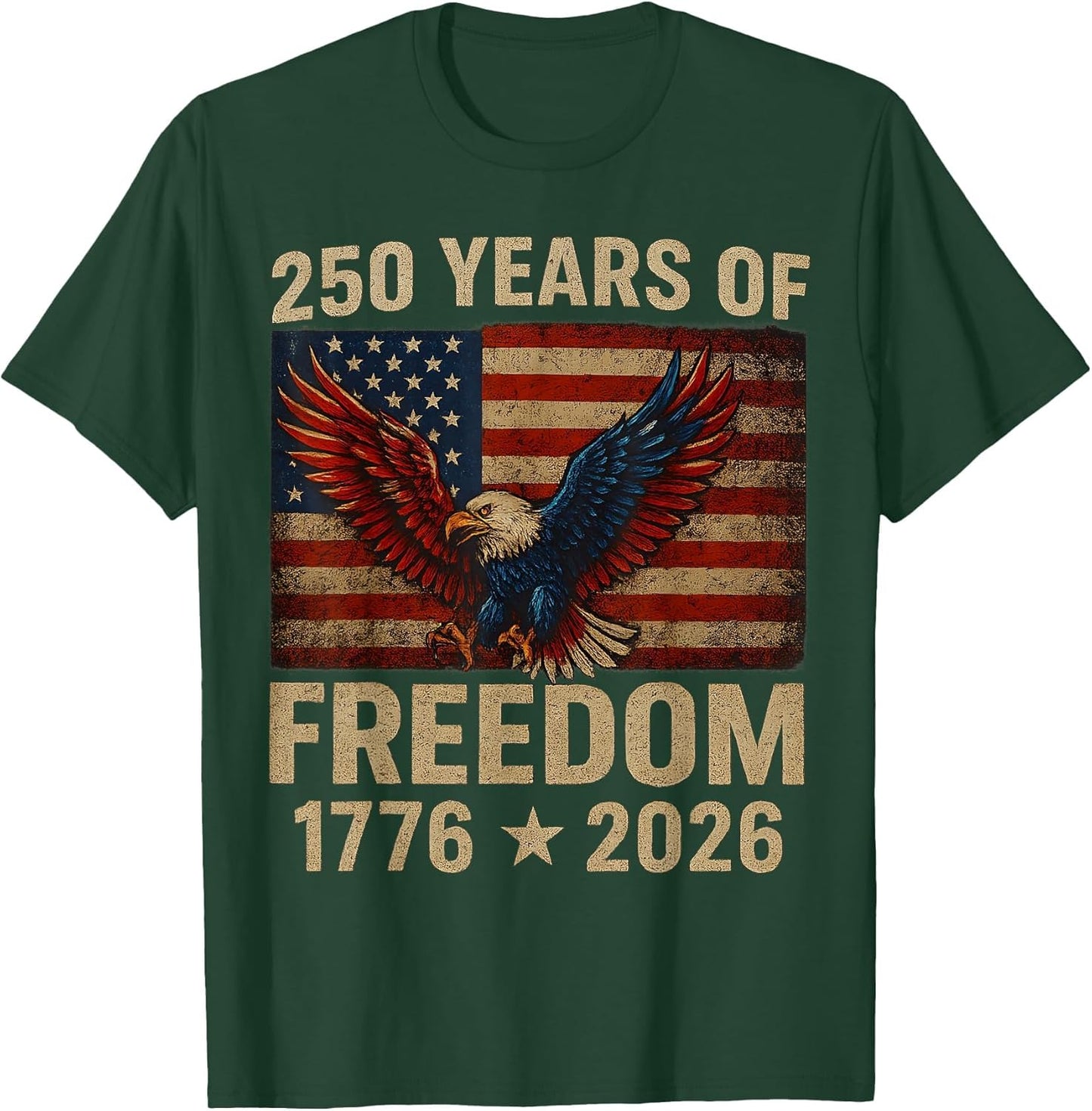 250 Years American Flag Anniversary USA 250th Birthday