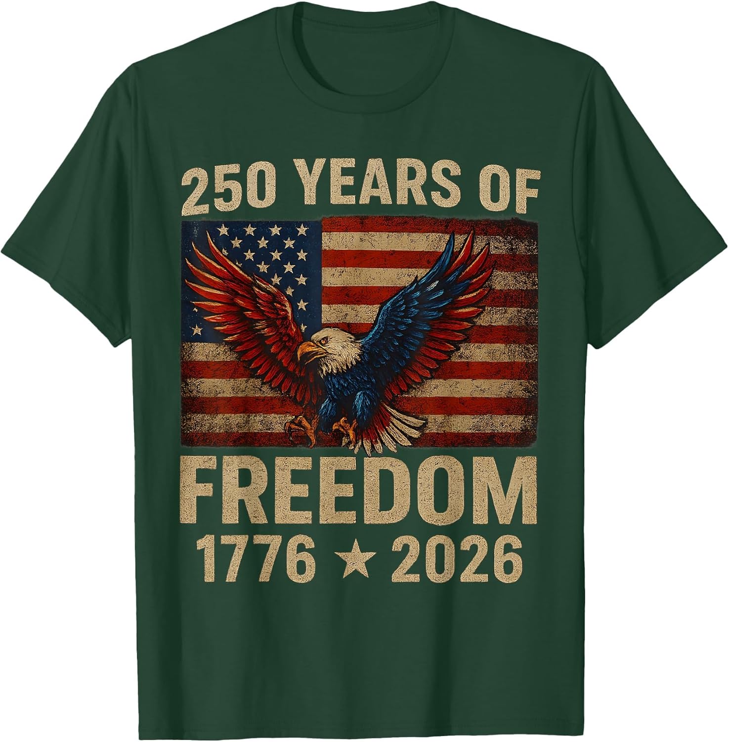 250 Years American Flag Anniversary USA 250th Birthday