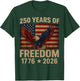 250 Years American Flag Anniversary USA 250th Birthday