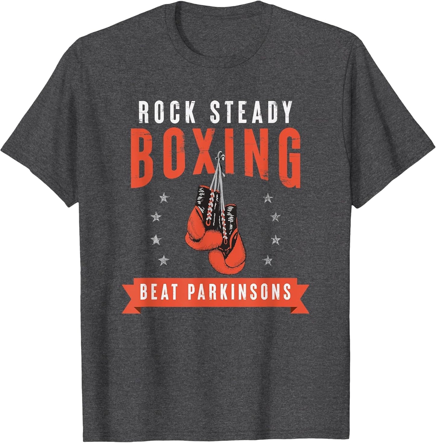 Rock Steady Boxing Beat Parkinson's Gloves and Stars